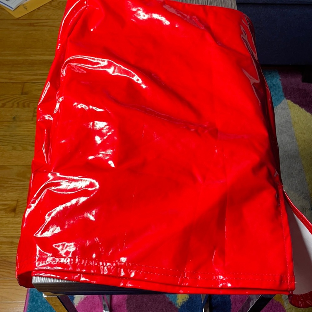 Fitted Red Skirt